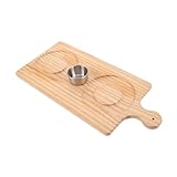 Brise-glace en bois : le kit de barman en acier inoxydable assure durabilité et fiabilité, s'adressant aux novices et expérimentés pour une préparation de cocktails sans faille, un brise-glace en bois, un bord de verre à margarita