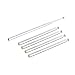 Uxcell 5 Sections Telescopic Antenna, 12 Inches 310mm Long for AM FM Radio TV, 5 Pcs Communications for Home Theater, Silver Tone