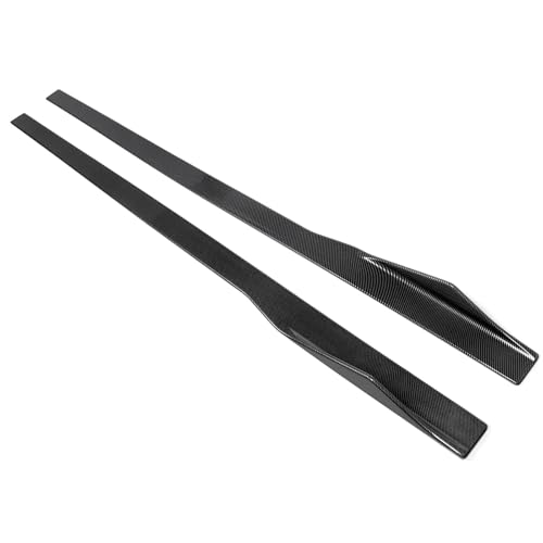 Faldones laterales para Serie 8 G14 G15 de 2 puertas con acabado estilo carbono