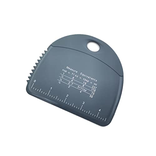 kesurpae Raspador Flexible para alimentos, herramientas para hornear, espátula para amasar Pizza para moño al vapor, accesorios de cocina, Gris