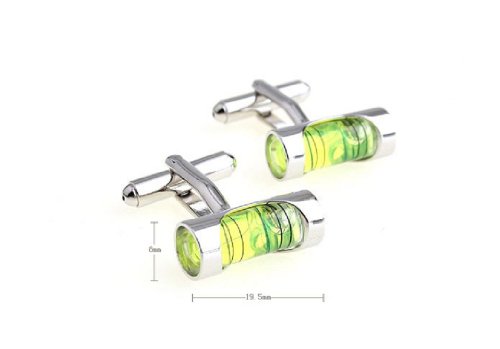 MRCUFF Level Green Liquid Architect Cufflinks #TOP29