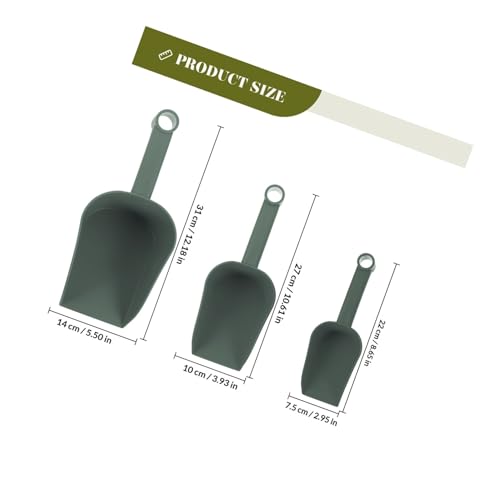 Wakauto set 3 piezas palas pequeñas para jardín miniatura 2