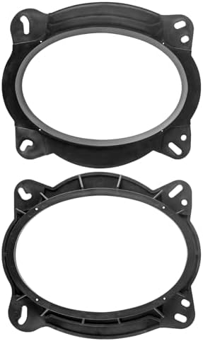 RED WOLF 6″ x 9″ Front Door Speaker Mount Adapter for 2004 Up Toyota 4Runner Avalon Highlander Tacoma Prius Sequoia Tundra Install 6 x 9” Aftermarket Audio Speaker Spacer Ring Bracket 2 PCS