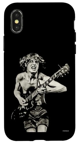ACDC Lock Up Your Daughters Tour Angus Young �f�B�b�N�E�o�[�i�b�g �X�}�z�P�[�X iPhone X/XS �p