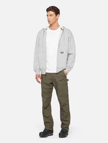 Dickies Midweight Fleece Zip Hoodie Heathered Gray - image 3