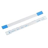 MECCANIXITY Flexible Flat Cable Extension Ribbon Cables 4 Pins 1.0mm Pitch 60mm for 3D Printer, DIY, Camera, Screen and DVD Player Connector A Type Pack of 10