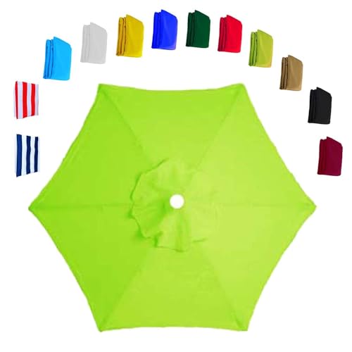 Toile de rechange pour parasol 10 pieds auvent de jardin universel 6 et 8 baleines