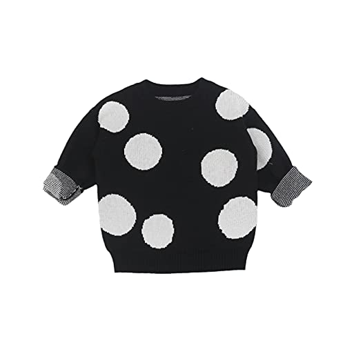 Children Baby Sweaters Dot Boys Sweaters Winter Girls Sweaters Knit Kids Pullover Casual Boys Clothing