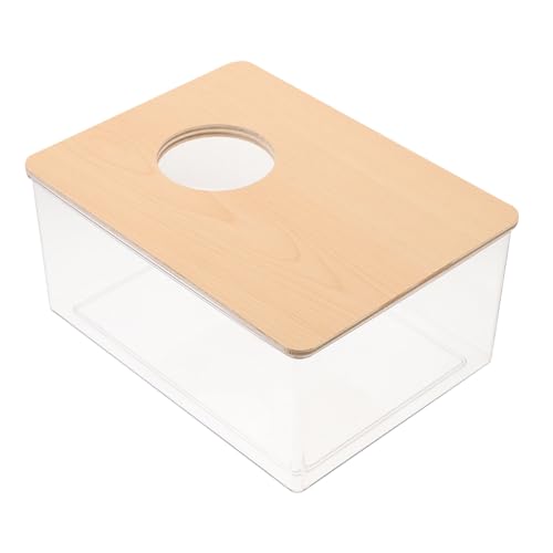 Milisten Caja Tina de Arena para hámster revestimientos de jaulas de cobayas Basura bañera de Arena para roedores baño de Arena para Chinchilla baño de hámster Reutilizable Desgaste- bañera