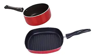 Nirlon nonstick Aluminium Utensils Set of 2 Pieces for Kitchen (SP(B)_GP24)