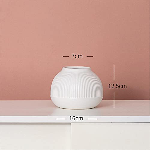 Vaas, bloempotten, home decor vazen, moderne kunst vaas, woonkamer kantoor Desktop plant container bloem voor vrienden en familie, Kerstmis - Afbeelding 3