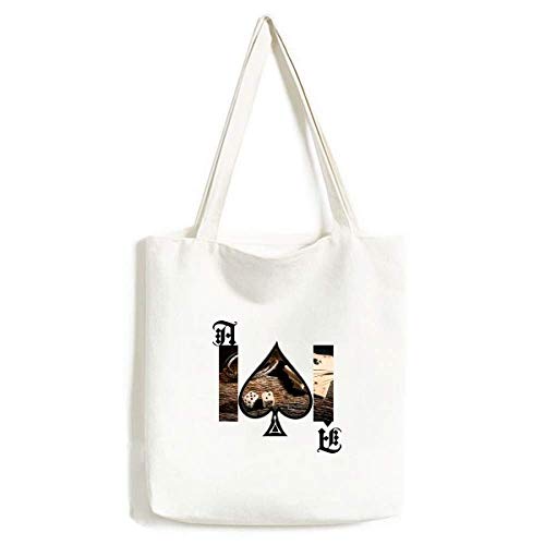 Dice Poker sac à main fini les taches avec ce grand sac lavable