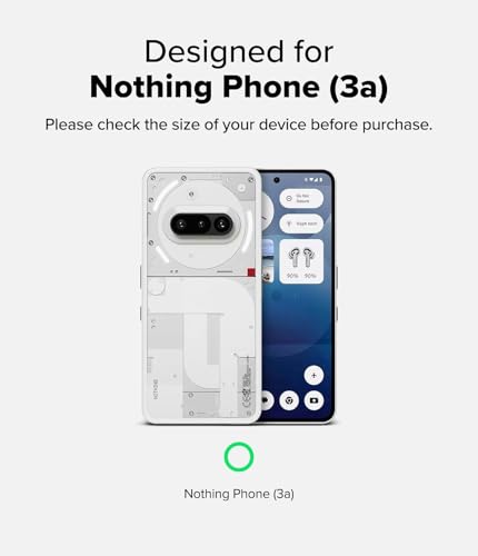 Image of ShieldTech Back Cover for Nothing Phone 3a | Rugged Armor Case with Ring Stand | 360 Protection | Shockproof | Camera & Screen Guard (PC, Green)