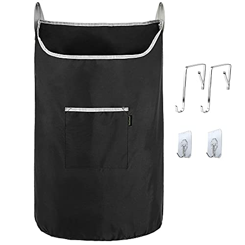 Beegreen Laundry Bag Backpack With Adjustable Shoulder Straps And Drawstring Closure Heavy Duty And Black Hanging Laundry Hamper Bag X-Large Over The Door Hanging Laundry Bag With 2 Hook #TOP2