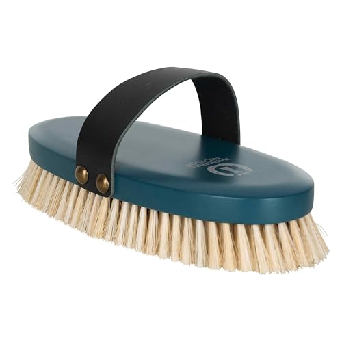Brosse à cheval Imperial Riding vert forêt, l'accessoire complice de vos moments de soin
