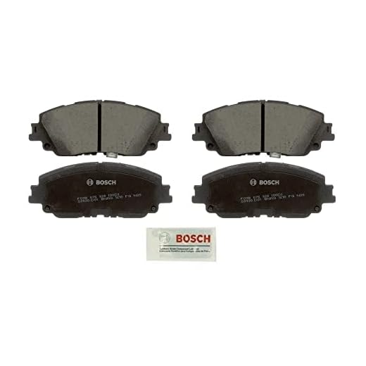 BOSCH BC2076 QuietCast Premium Ceramic Disc Brake Pad Set - Compatible with Select Lexus ES250, ES300h, ES350, UX200, UX250h; TOYOTA: Avalon, C-HR, Camry, RAV4, Venza; FRONT