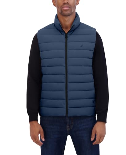 Image of Nautica Men's Lightweight Puffer Vest - Wind & Water-Resistant