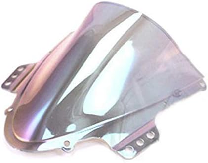 Double Bubble Windshield Windscreen for Suzuki GSXR1000 GSXR 1000 K5 2005-2006 (Iridium)