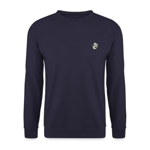 Spreadshirt Popeye Embroidery Design Unisex Sweatshirt, XXL, navy
