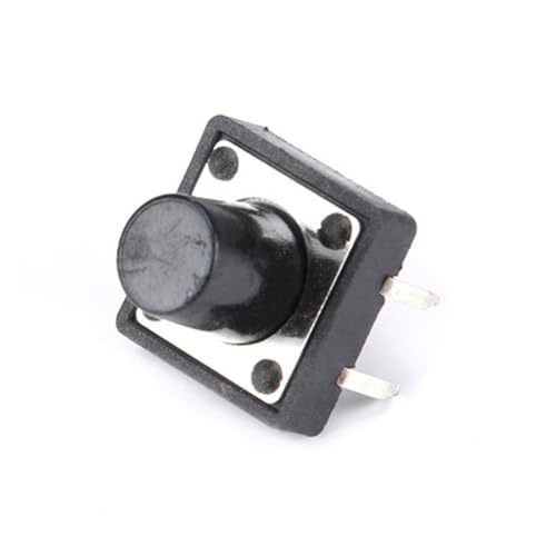 Bouton tactile 12x12x8 micro interrupteur poussoir 4 broches pour circuit imprimé arduino diy - 3