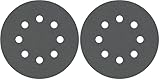 Bosch 5x PRO Plastic and Hard Stone F355 Schleifscheibe (für Beton, Harter Stein, Ø mm, Körnung 400, Professional Zubehör Exzenterschleifer) (Packung mit 2)