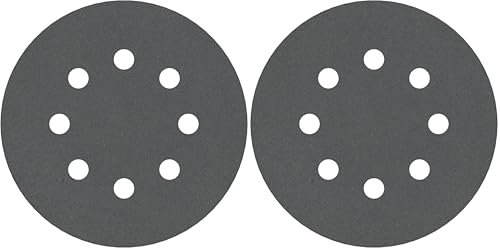 Bosch 5x PRO Plastic and Hard Stone F355 Schleifscheibe (für Beton, Harter Stein, Ø mm, Körnung 400, Professional Zubehör Exzenterschleifer) (Packung mit 2)