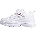 Kappa Rave Nc Kids Scarpe da Ginnastica Basse Unisex - Bambini e ragazzi, Nero (White), 28 EU