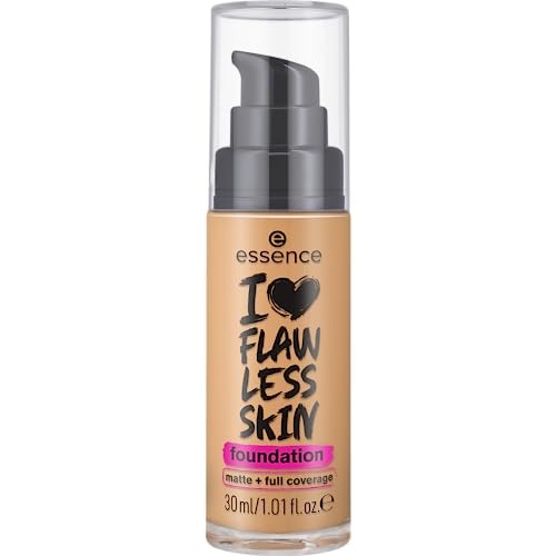 Essence Cosmetics Fondotinta I Love Flawless Skin, Lunga Durata, Opacizzante,