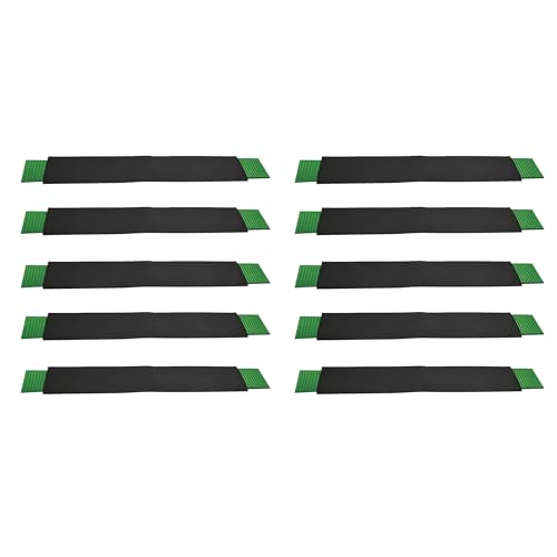 Manchons coulissants 30,5 cm pour sangles d'arrimage à cliquet et treuil Lot de 10 noir