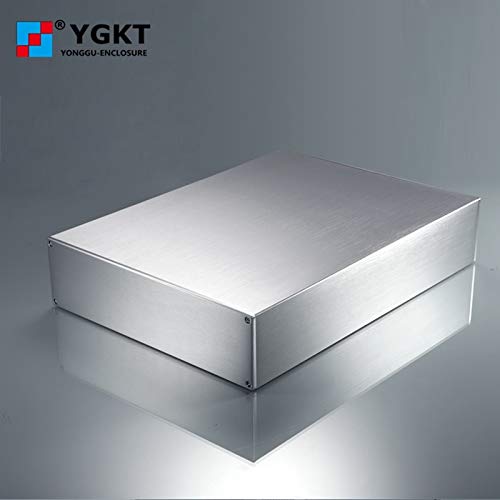 Gimax 256-70.2-170 mm (W-H-L) aluminium enclosure electronics the equipment for manufacture enclousure - (Color: 170L black brush)