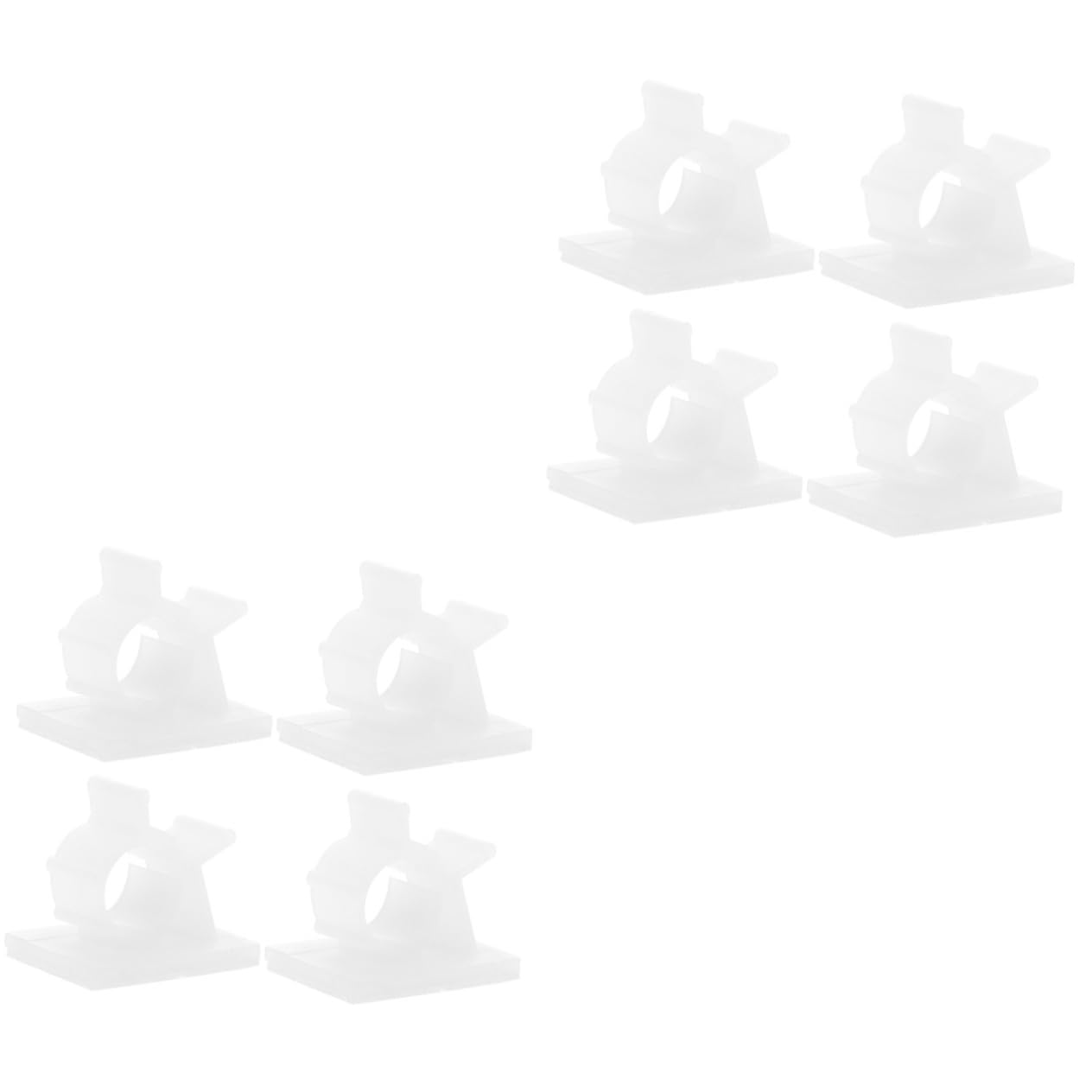 SHINEOFI 2 Sätze Kabelclips Selbstklebend Kabelorganizer Für Schreibtisch Kabelmanagement Werkzeuge Schwarz Für Sichere Kabelverlegung Und Aufbewahrung 100 Stück * 2