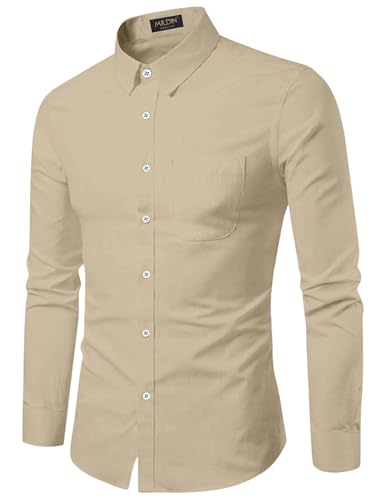 Image of MILDIN Men's Pure Cotton Striped Printed Shirt with Spread Collared Neck Full Sleeve Curved Hemline Button Closure and Regular Fit | Shirt for Man
