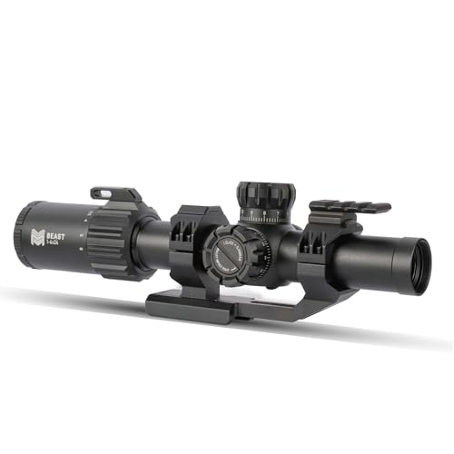 Monstrum Beast SFP 1-6x LPVO Scope with Extra-Low Dispersion Glass and CM8 Chevron Reticle
