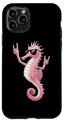 Rock On Seahorse Cool Gafas de Sol Attitude Carcasa para iPhone 11 Pro