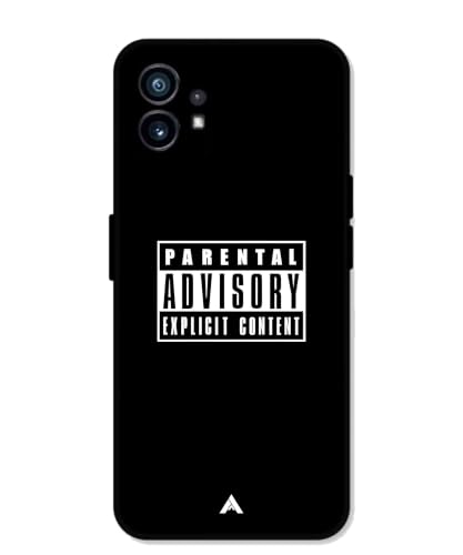 Image of Premium Explicit Case for Nothing Phone 1 Soft-Touch Metal TPU Back Cover, Shockproof, Designer, Aesthetic Mobile Phone Case (Glossy Finish)
