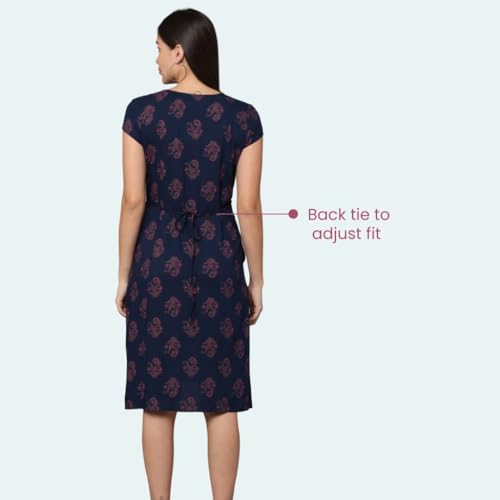 Image of Morph Maternity | Maternity Dresses for Women | Fits During Pregnancy & Post Pregnancy | Back Tie to Adjust