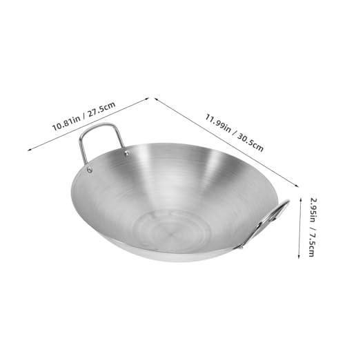 Wok alternativo para freír ahorro espacio huevo cocina miniatura 2