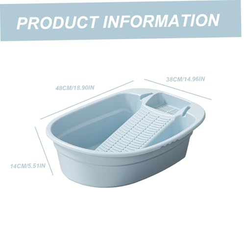 Lavabo con lavabo integrado de plástico antideslizante para lavar calcetines 5