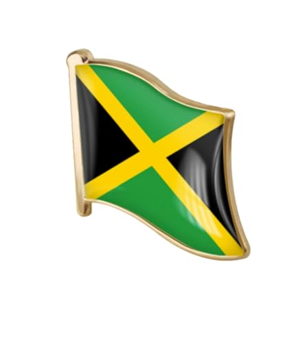 Image of vmcoatdu 1inch Country Flag Pin Badge International Travel Brooch Metal Alloy Souvenir Pin