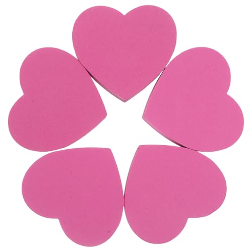 VINTORKY 5pcs Car Antenna Topper: Fun Heart Antenna Balls - Universal Toppers for Vehicles Cars Trucks SUVs - Auto Roof Exterior Lovely Decoration Rosy