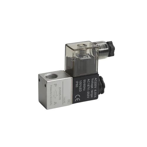 Électrovanne pneumatique 2V025-08 24V à action rapide et stable - 2