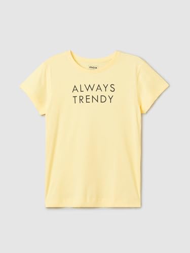 Image of Max Girls Cotton Regular Printed T-Shirt - Pack of 3