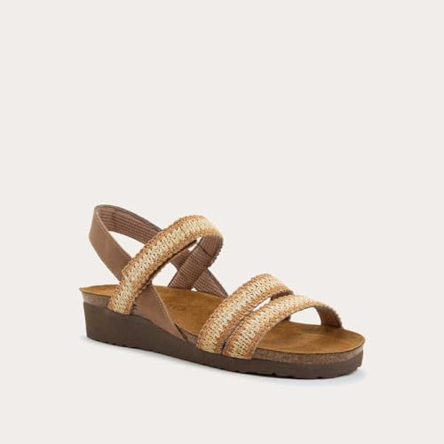 Image of NAOT Kayla Women's Sandals - Supportive 3-Strap Design with Backstrap, Cork & Latex Footbed - Arch Support - Travel-Friendly Comfortable Walking Sandals for All-Day Wear