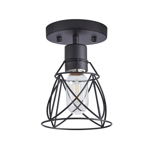 Light Farmhouse Semi Flush Mount Ceiling Light - image 1