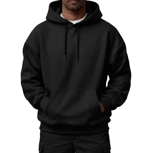 Image of Circle Clothing Men's Fleece Hoodie - Ultra Soft and Comfortable Hoodie - Heavy Weight Pullover Hoodies with Kangaroo Pocket