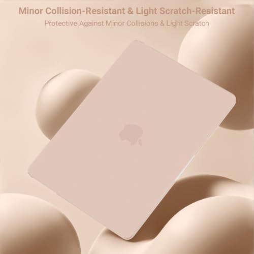 Image of MOSISO Compatible with MacBook Air 13 inch Case M5 2026 M4 2025 M3 M2 2024-2022 A3449 A3240 A3113 A2681,Hard Shell&Keyboard Cover&Screen Film&Pouch for MacBook Air 13.6 inch Case, Camel