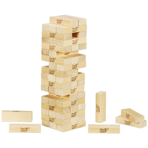 Hasbro Gaming A2120EU4 Jenga Classic Game With Genuine Hardwood Blocks,Stacking Tower Game thumb #1