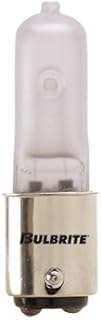 Bulbrite Q35FR/DC 35-Watt Dimmable Halogen JD Type T4, Double Contact Bayonet Base, Frost, 10 Bulbs