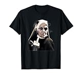Nun w/ Attitude Weird Funny Unholy Middle Finger