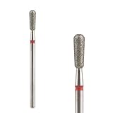 KADS Cuticle Nail Drill Bits Cuticle Bit for Nail Drill Diamond Drill Bits 3/32” Professional Safety Cuticle Clean Drill for Electric Remove Cuticle Dead Skin (Fine, Pear Shape)